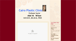 Desktop Screenshot of cairo-plastic-clinic.com